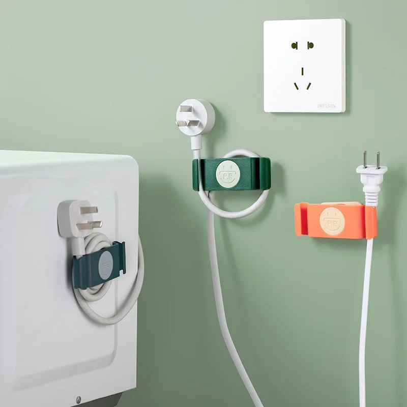 Rotating Source Plug Holder Electric Socket Rack Hanging Self-adhesive Hook Multi-function Wall-mounted USB Data Cable Winder
Rotating Source Plug Holder Electric Socket Rack Hanging Self-adhesive Hook Multi-function Wall-mounted USB Data Cable Winder