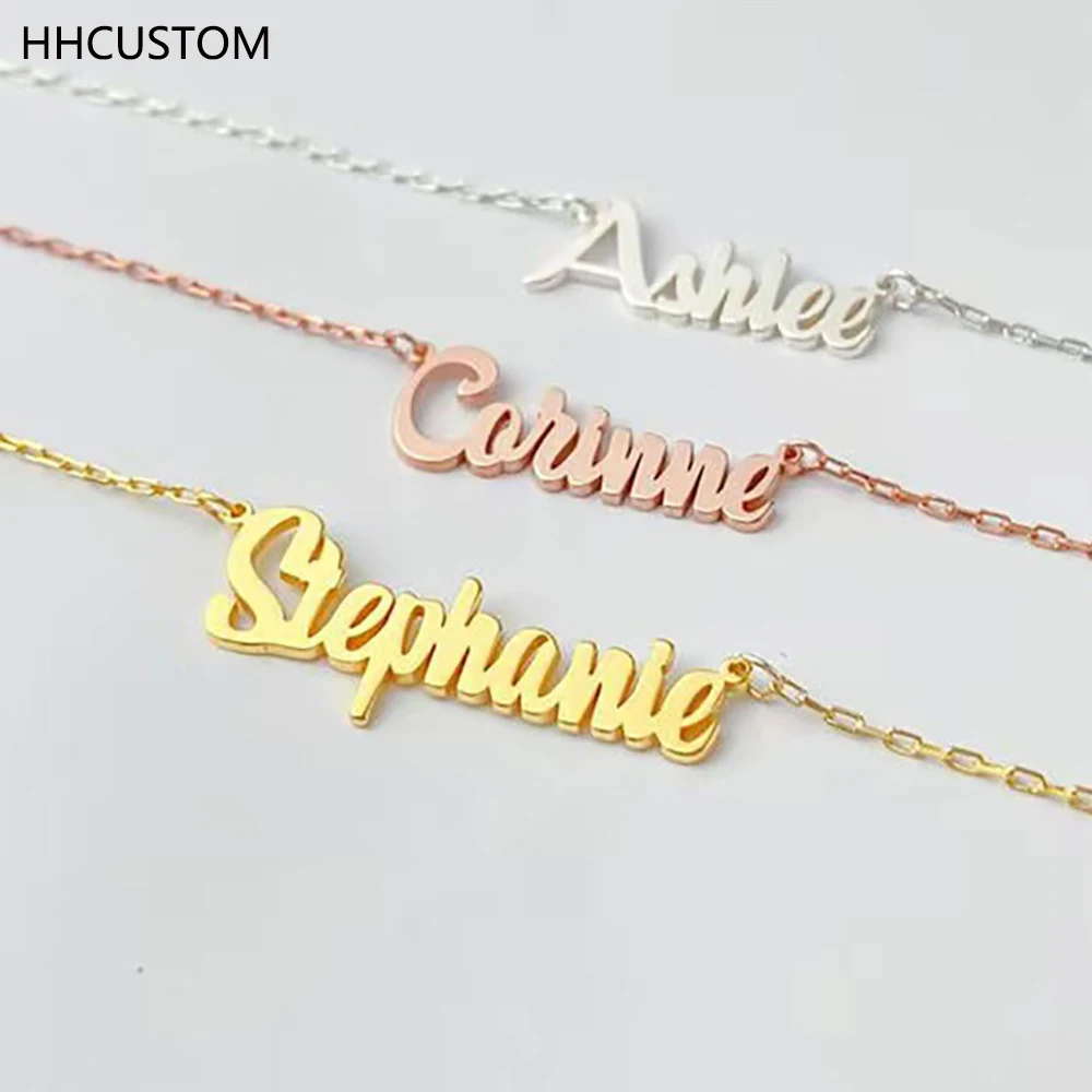 HHCUSTOM Custom Kids Name Necklace Personality Stainless Steel Chain Nameplate Pendant Choker Jewelry For Childs Birthday Gift
HHCUSTOM Custom Kids Name Necklace Personality Stainless Steel Chain Nameplate Pendant Choker Jewelry For Childs Birthday Gift
