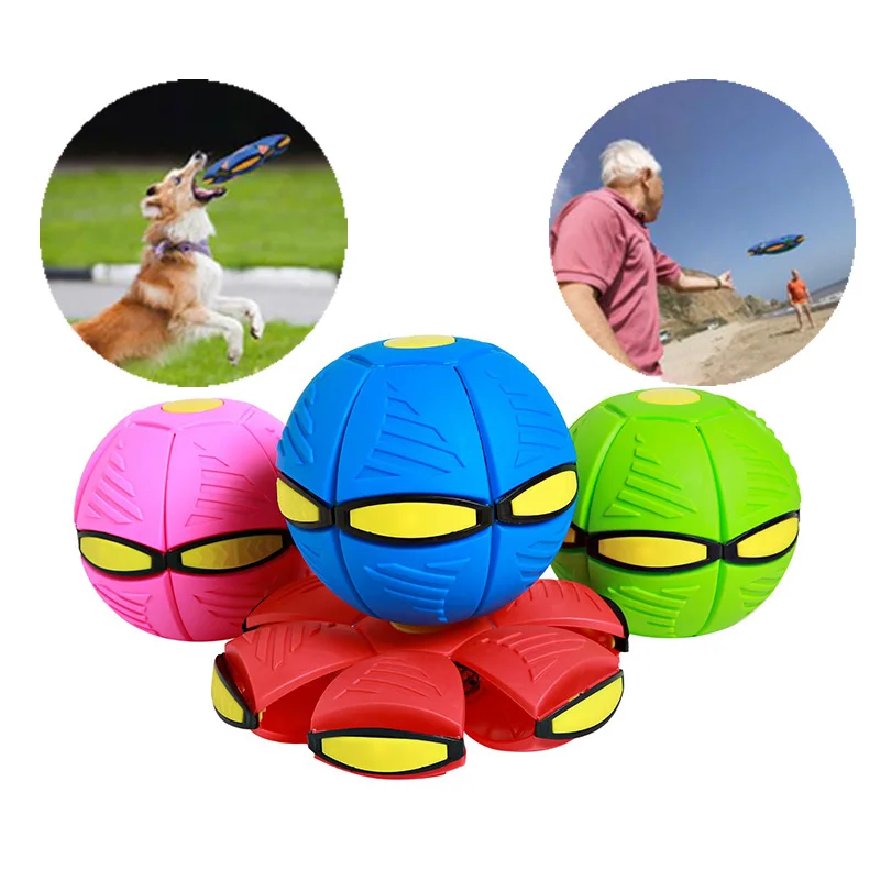 Flying Saucer Ball Magic Deformation Light Flying Toy Decompression Pet Outdoor Fun Toys Pet Interactive Flying Discs Toys
Flying Saucer Ball Magic Deformation Light Flying Toy Decompression Pet Outdoor Fun Toys Pet Interactive Flying Discs Toys