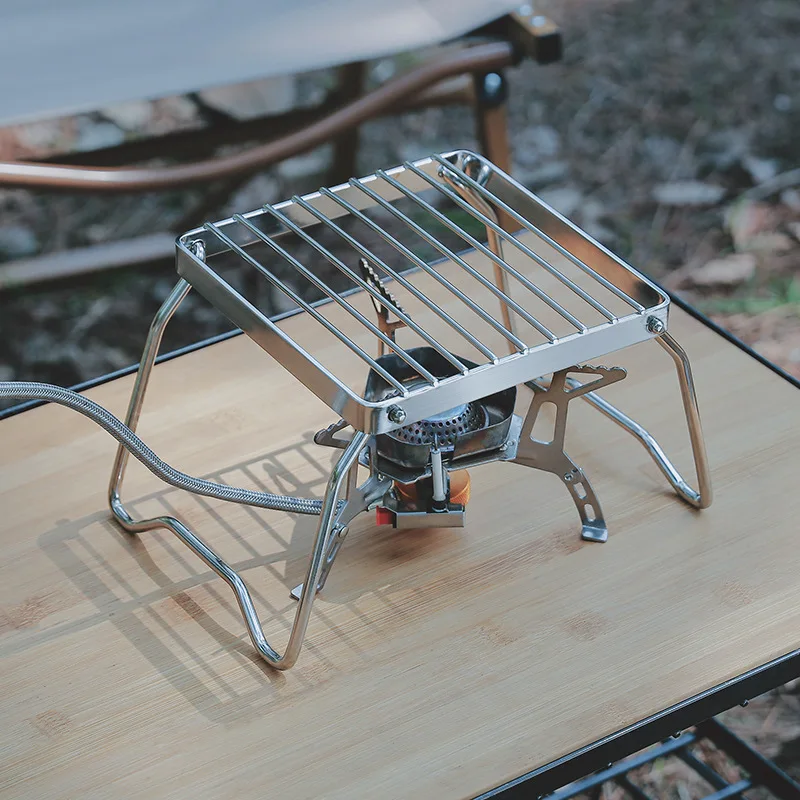 Wanthot Outdoor Stove Bracket Portable Foldable Kettle Bracket Stainless Steel Striped Grid Mini Bracket Baking Tray Bracket
Wanthot Outdoor Stove Bracket Portable Foldable Kettle Bracket Stainless Steel Striped Grid Mini Bracket Baking Tray Bracket