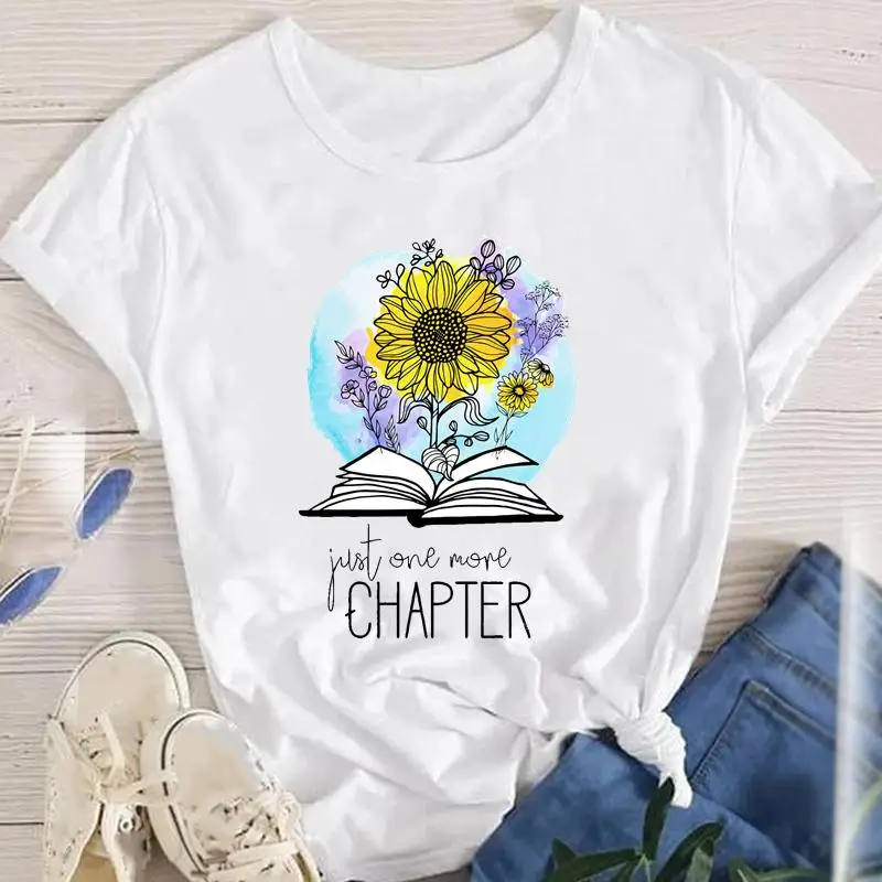 Women Tees Female Watercolor New Trend Book Cute Cartoon Lady Fashion Clothes Print Short Sleeve Tops Graphic Tshirt T-Shirt
Women Tees Female Watercolor New Trend Book Cute Cartoon Lady Fashion Clothes Print Short Sleeve Tops Graphic Tshirt T-Shirt