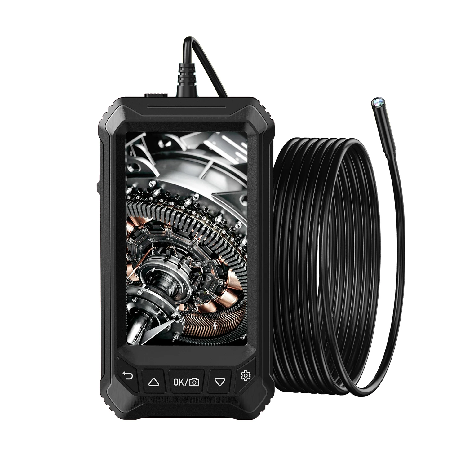 3.9mm Camera Diameter Industrial Endoscope 2MP Pixel 1080P Resolution Camera Industrial Endoscope With 5.0 inch LCD Screen
3.9mm Camera Diameter Industrial Endoscope 2MP Pixel 1080P Resolution Camera Industrial Endoscope With 5.0 inch LCD Screen
