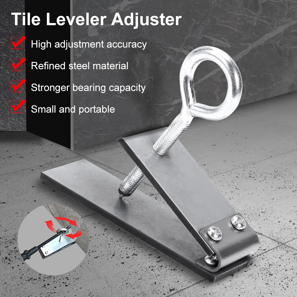 3/4pcs Tile Leveling Locator Adjustable Tiles Height Regulator Height Adjustment Height Positioner Galvanized Steel Lifter Tools
3/4pcs Tile Leveling Locator Adjustable Tiles Height Regulator Height Adjustment Height Positioner Galvanized Steel Lifter Tools