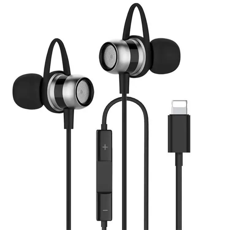 In Ear Hifi 6D Stereo Sound Lightning Headphones Wired Earphone for iphone 13 12 11 Earbuds with Mic Headset Metal Sound Cavity
In Ear Hifi 6D Stereo Sound Lightning Headphones Wired Earphone for iphone 13 12 11 Earbuds with Mic Headset Metal Sound Cavity