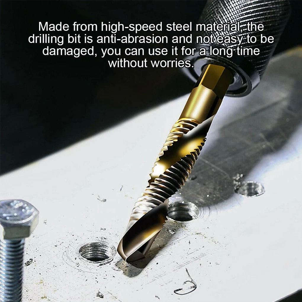 Pack of 6 Tap Drill Bits Hex Shank High-speed Steel Screw Thread Hand Tools M3-M10 Twist Woodworking Countersinking
Pack of 6 Tap Drill Bits Hex Shank High-speed Steel Screw Thread Hand Tools M3-M10 Twist Woodworking Countersinking