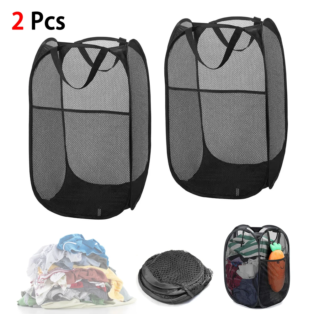 2pc Foldable Mesh Laundry Basket, Square Folding Laundry Basket, Square Laundry Basket, Classification Laundry Basket
2pc Foldable Mesh Laundry Basket, Square Folding Laundry Basket, Square Laundry Basket, Classification Laundry Basket