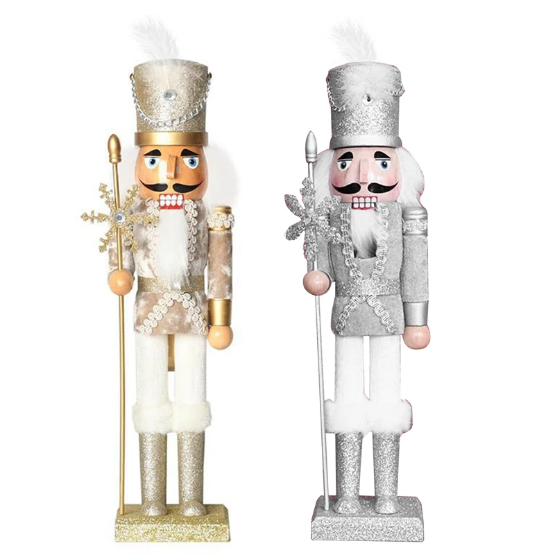 38CM Nutcracker Soldiers Christmas Ornaments Nutcracker Wooden Home Decoration Crafts Christmas Gifts
38CM Nutcracker Soldiers Christmas Ornaments Nutcracker Wooden Home Decoration Crafts Christmas Gifts