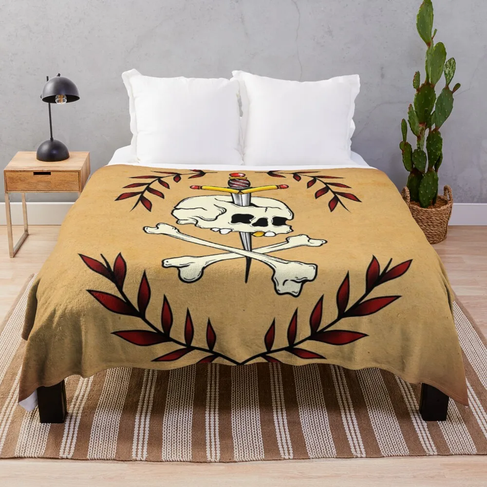 Skull & Dagger Throw Blanket Summer Bedding Blankets Cotton Sofa Throw Designer Blanket Blanket For Baby
Skull & Dagger Throw Blanket Summer Bedding Blankets Cotton Sofa Throw Designer Blanket Blanket For Baby