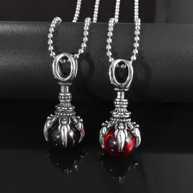 Classic Personality Fashion Claw Magic Bead Pendant Necklace Men Ladies Retro Hip Hop Rock Street Party Jewelry Wholesale
Classic Personality Fashion Claw Magic Bead Pendant Necklace Men Ladies Retro Hip Hop Rock Street Party Jewelry Wholesale