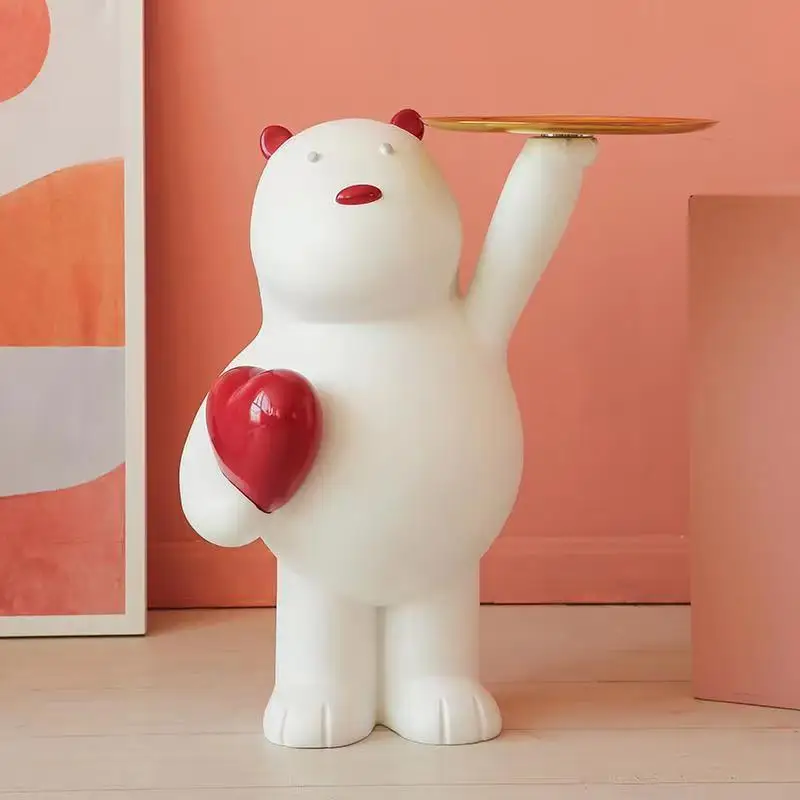 Home Decor Statue Great White Bear Ornaments Floor Tray Decoration Shelf Sculpture Modern Art Living Room Decorative Figures Gif
Home Decor Statue Great White Bear Ornaments Floor Tray Decoration Shelf Sculpture Modern Art Living Room Decorative Figures Gif