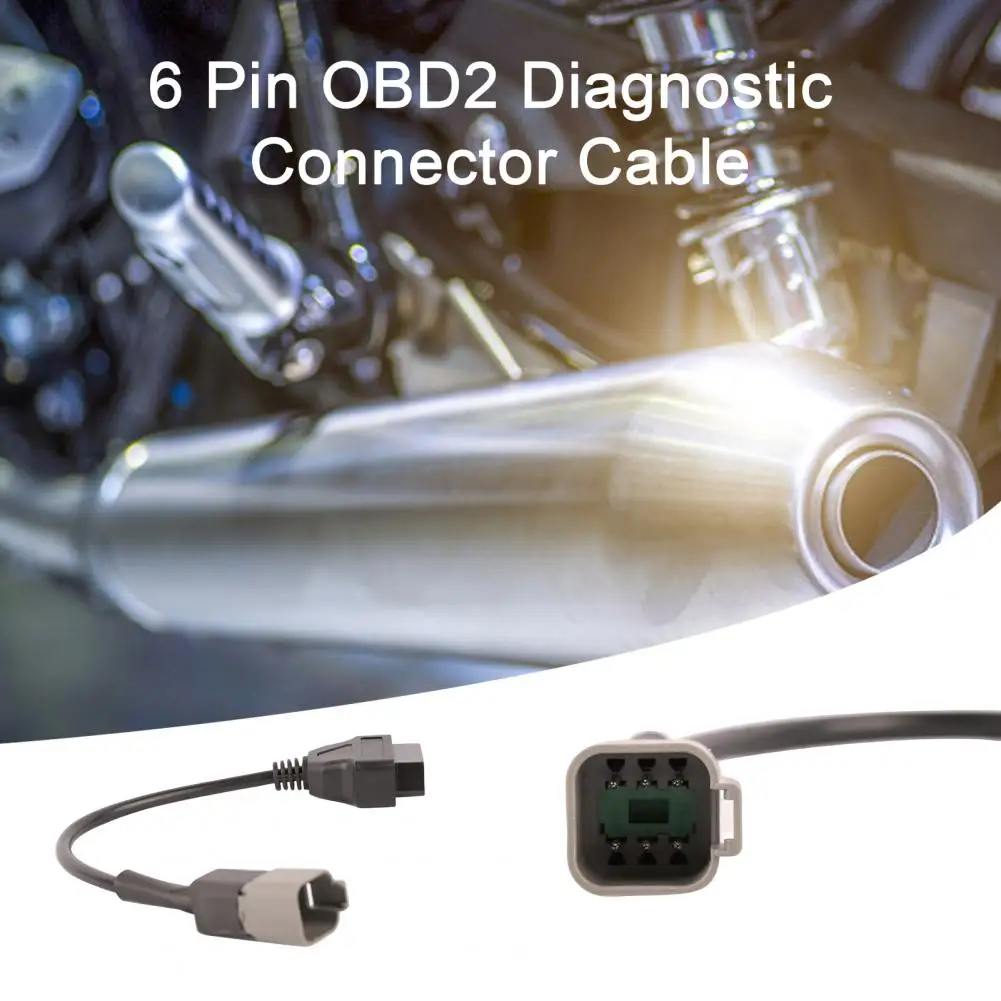Useful Diagnostic Adapter Cable Black Fault Diagnosis Line Easy to Use 6 Pin OBD2 Diagnostic Adapter Cable Diagnosis
Useful Diagnostic Adapter Cable Black Fault Diagnosis Line Easy to Use 6 Pin OBD2 Diagnostic Adapter Cable Diagnosis