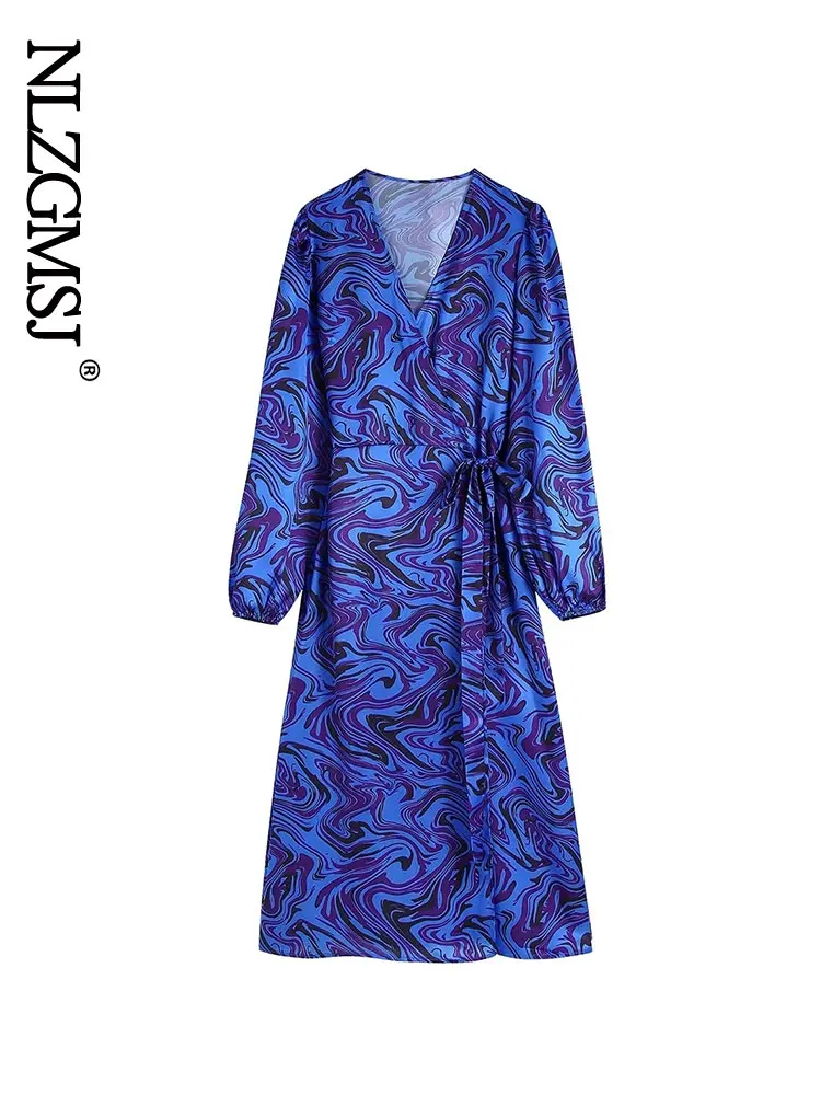 Nlzgmsj Spring Autumn Women Dress With Belt 2022 Elegant Print V-neck Party Dresses Long Sleeve Female Casual Vintage Vestido
Nlzgmsj Spring Autumn Women Dress With Belt 2022 Elegant Print V-neck Party Dresses Long Sleeve Female Casual Vintage Vestido