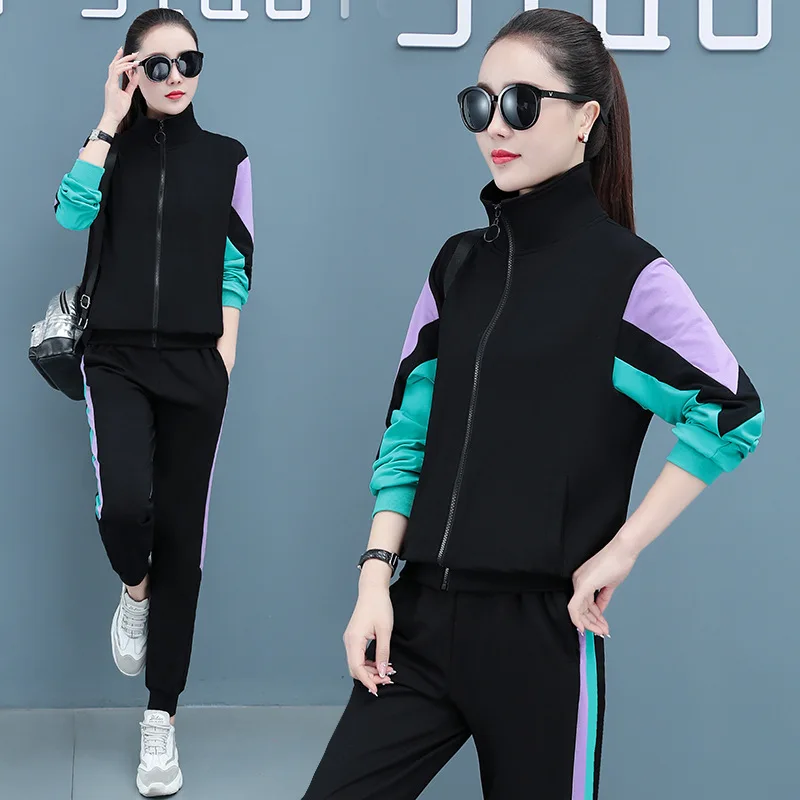 Casual Sports Suit Women Spring Autumn 2022 Blue Long Sleeve Jacket and Trousers Loose Running Clothes Sweater Two-piece bs2165
Casual Sports Suit Women Spring Autumn 2022 Blue Long Sleeve Jacket and Trousers Loose Running Clothes Sweater Two-piece bs2165