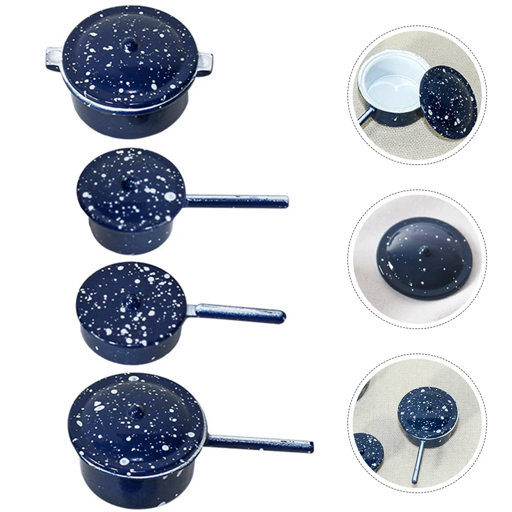4 Pcs Miniature Landscape Children Cookers Metal House Kitchen Accessories Pot Joyful Pots Alloy
4 Pcs Miniature Landscape Children Cookers Metal House Kitchen Accessories Pot Joyful Pots Alloy