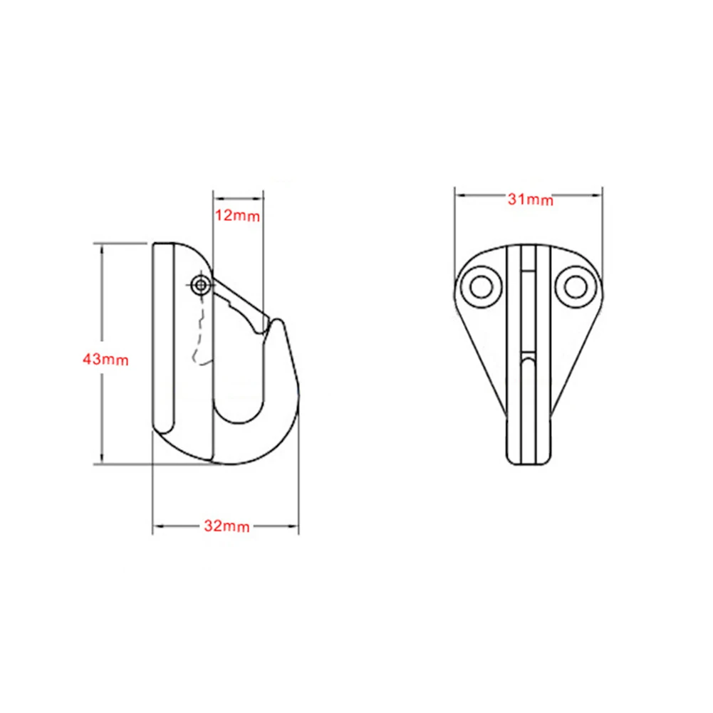 43mm Stainless Steel Fender Spring Hook Snap Fending Attach Rope Boat Hardware For Hoods Canopies Attachments Kayak Parts
43mm Stainless Steel Fender Spring Hook Snap Fending Attach Rope Boat Hardware For Hoods Canopies Attachments Kayak Parts