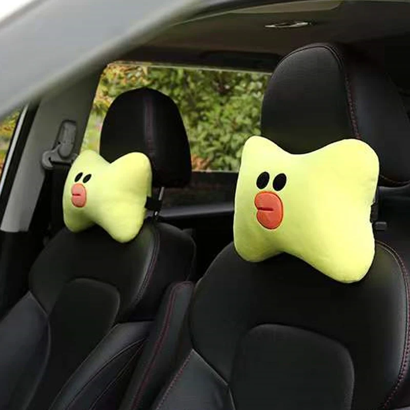 Cute Car Pillow Universal Cartoon Car Headrest Neck Pillow PP Cotton Soft Pad Women Girls Kids Car Accessories 2pcs/Set 2021
Cute Car Pillow Universal Cartoon Car Headrest Neck Pillow PP Cotton Soft Pad Women Girls Kids Car Accessories 2pcs/Set 2021