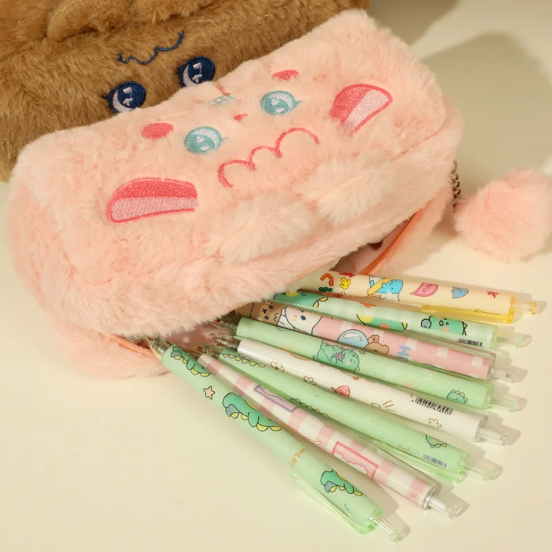 Cute Cartoon Plush Cosmetic Bags Lipstick Brush Toiletry Makeup Organizer Washing Storage Bags Students Stationery Pencil Bags
Cute Cartoon Plush Cosmetic Bags Lipstick Brush Toiletry Makeup Organizer Washing Storage Bags Students Stationery Pencil Bags