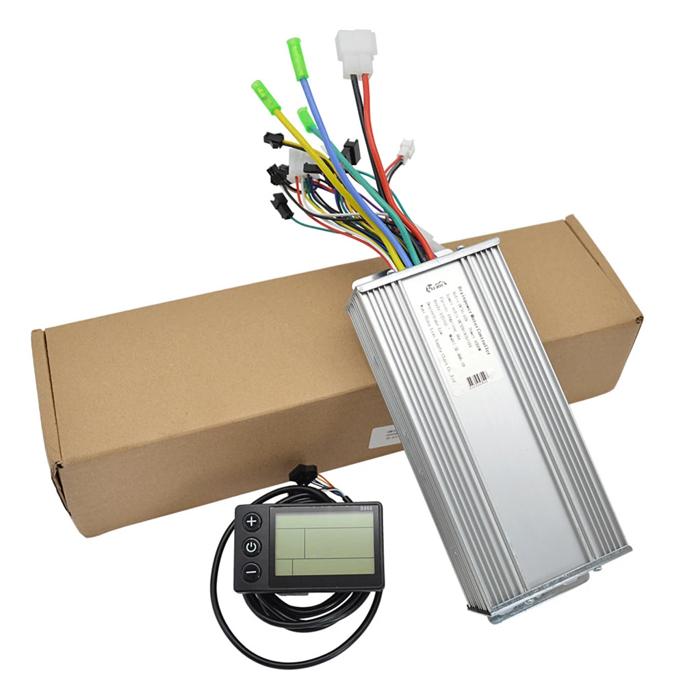 E-Bike Brushless Speed Motor Controller ,With S866 LCD Display Panel 36-60V 1000W Scooter Bike Parts Accessories Equipments
E-Bike Brushless Speed Motor Controller ,With S866 LCD Display Panel 36-60V 1000W Scooter Bike Parts Accessories Equipments