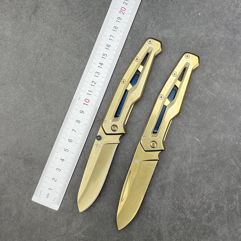 Складной карманный нож Gerber Paralite, стальная конструкция, золотой титановый походный инструмент цвета шампанского для повседневного использо...
Складной карманный нож Gerber Paralite, стальная конструкция, золотой титановый походный инструмент цвета шампанского для повседневного использо...