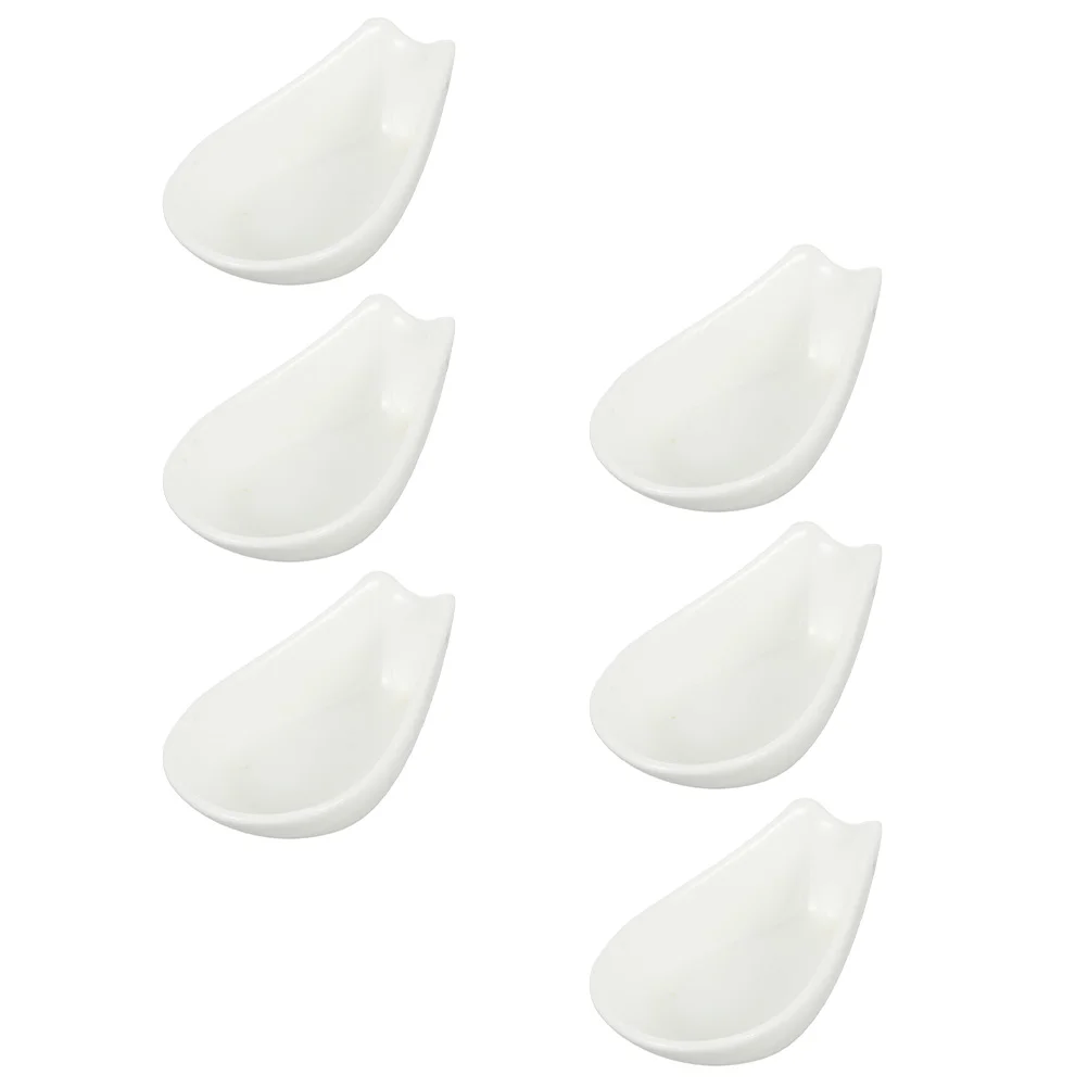 6Pcs Spoon Rest Ceramic Kitchen Utensil Rest Practical Spoon Holders (White)
6Pcs Spoon Rest Ceramic Kitchen Utensil Rest Practical Spoon Holders (White)