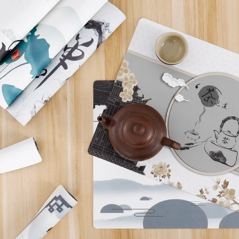 Dining Mat Tea Scented Leather Creative Waterproof Insulation Mat Cup Bowl Tableware Mat
Dining Mat Tea Scented Leather Creative Waterproof Insulation Mat Cup Bowl Tableware Mat