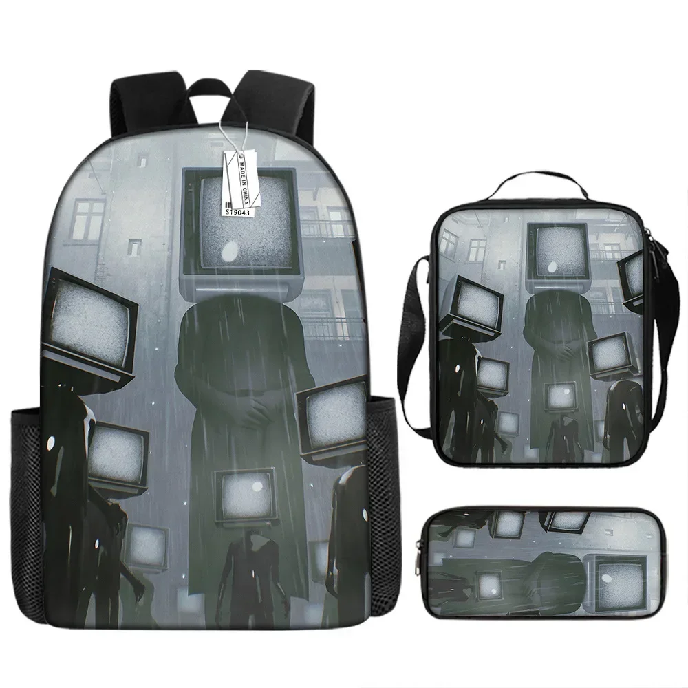 Skibidi Toilet Backpack 3D Printed Cartoon Anime Primary and Middle School Students Boys Girls Schoolbag Lunch Bag Pen Case
Skibidi Toilet Backpack 3D Printed Cartoon Anime Primary and Middle School Students Boys Girls Schoolbag Lunch Bag Pen Case