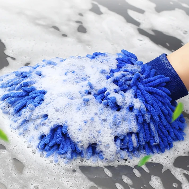 Waterproof Car Wash Microfiber Chenille Thick Cleaning Mitt Wax Detailing Brush Auto Care Double-faced Glove,Blue
Waterproof Car Wash Microfiber Chenille Thick Cleaning Mitt Wax Detailing Brush Auto Care Double-faced Glove,Blue