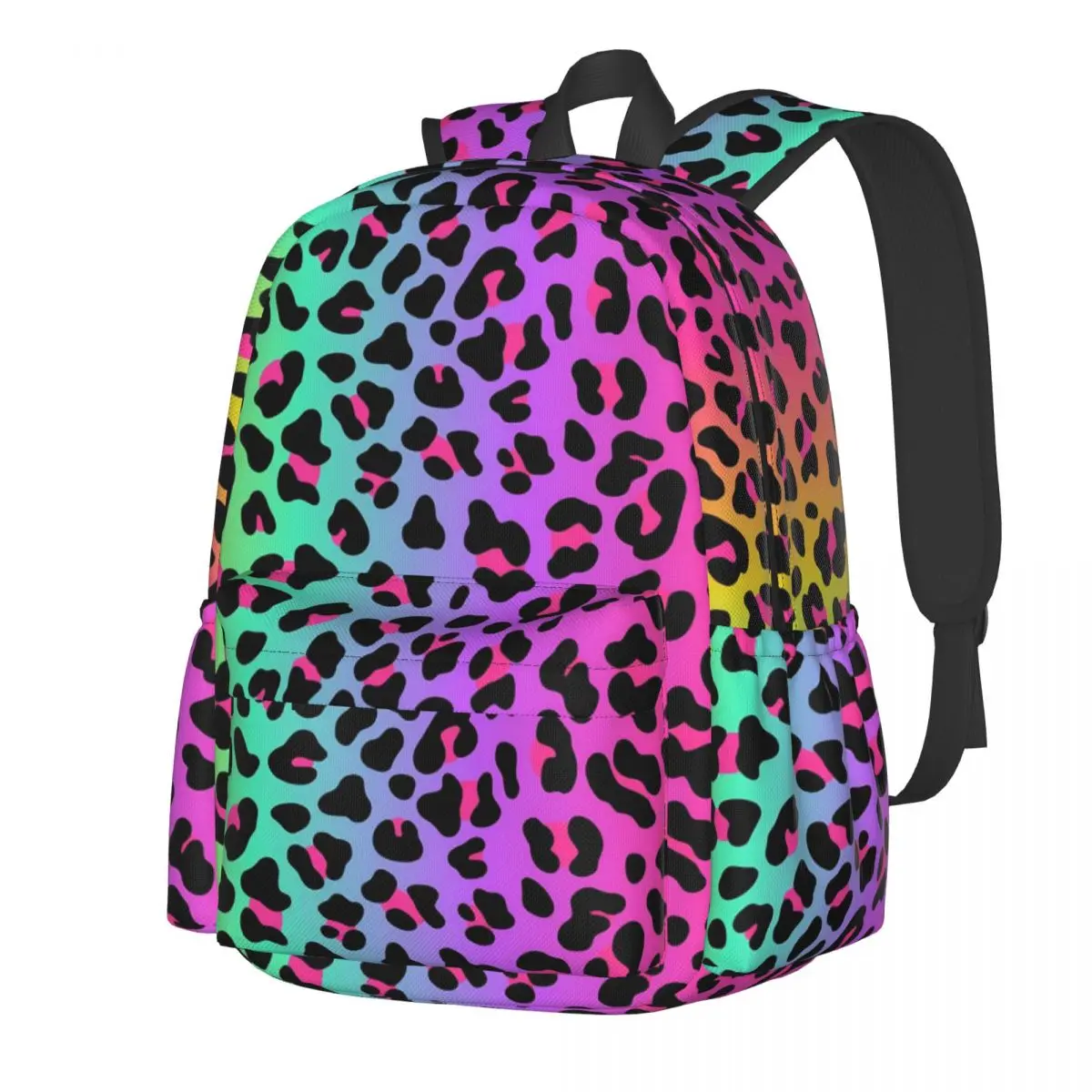 Rainbow Leopard Backpack Cheetah Neon Print Sport Backpacks Men Designer Lightweight High School Bags Modern Rucksack
Rainbow Leopard Backpack Cheetah Neon Print Sport Backpacks Men Designer Lightweight High School Bags Modern Rucksack