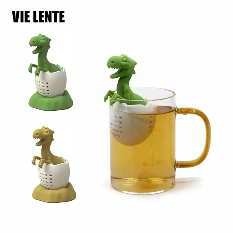 Reusable Silicone Tea Infuser Funny Dinosaur Shape Herbal Tea Bag Coffee Filter Diffuser Strainer Tea Accessories Coffee Filter
Reusable Silicone Tea Infuser Funny Dinosaur Shape Herbal Tea Bag Coffee Filter Diffuser Strainer Tea Accessories Coffee Filter