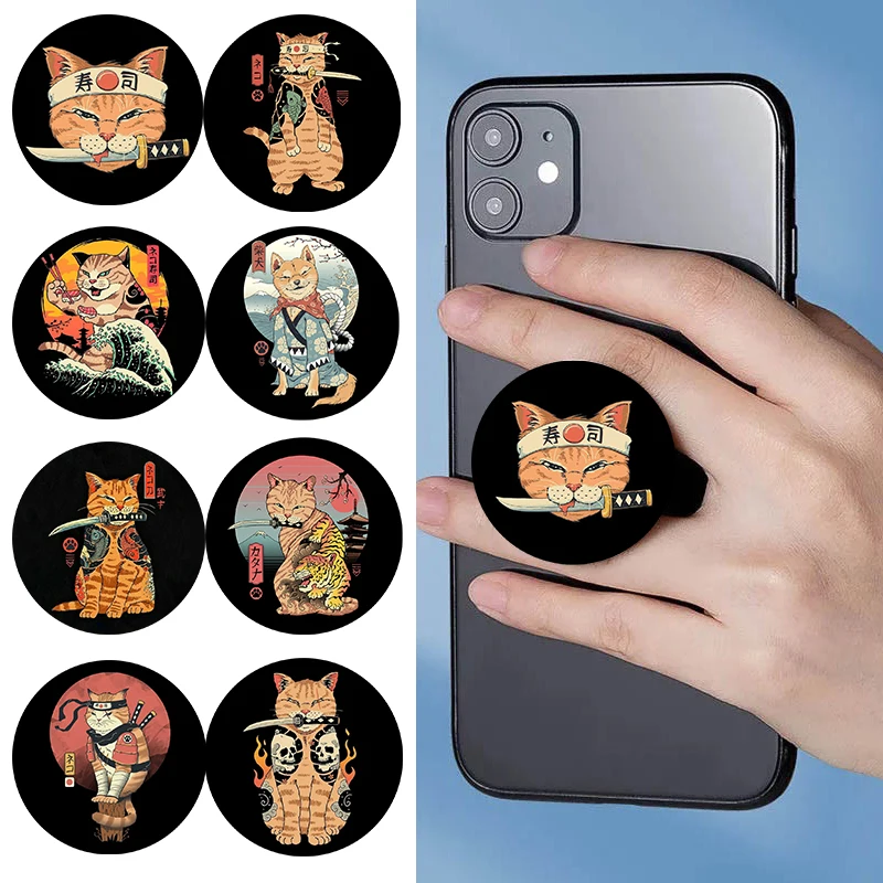 Cool Fold Cell Phone Holderr Попсокет Japanese Samurai Cat Popping Holder for Phone Desktop Grip Tok Popular Cellphone Bracket
Cool Fold Cell Phone Holderr Попсокет Japanese Samurai Cat Popping Holder for Phone Desktop Grip Tok Popular Cellphone Bracket