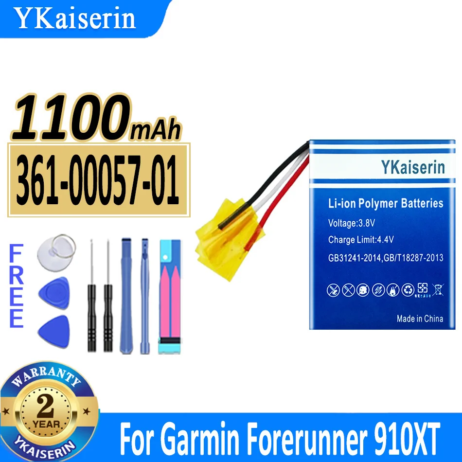 Аккумулятор ykaisсеребрин 1100 мАч 361-00057-01 (3 линии) для Garmin Forerunner 910XT бег/Триатлон Велоспорт GPS Смарт-часы 910 XT
Аккумулятор ykaisсеребрин 1100 мАч 361-00057-01 (3 линии) для Garmin Forerunner 910XT бег/Триатлон Велоспорт GPS Смарт-часы 910 XT