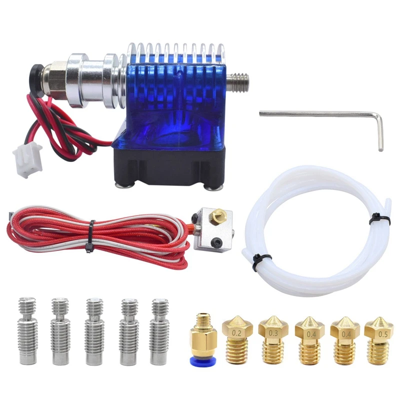 J Style головка Hotend Полный комплект с 5 шт. печатной головки экструдера + 5 шт. насадок горловины для 3D принтеров E3D V6 Makerbot Reprap 24 В
J Style головка Hotend Полный комплект с 5 шт. печатной головки экструдера + 5 шт. насадок горловины для 3D принтеров E3D V6 Makerbot Reprap 24 В