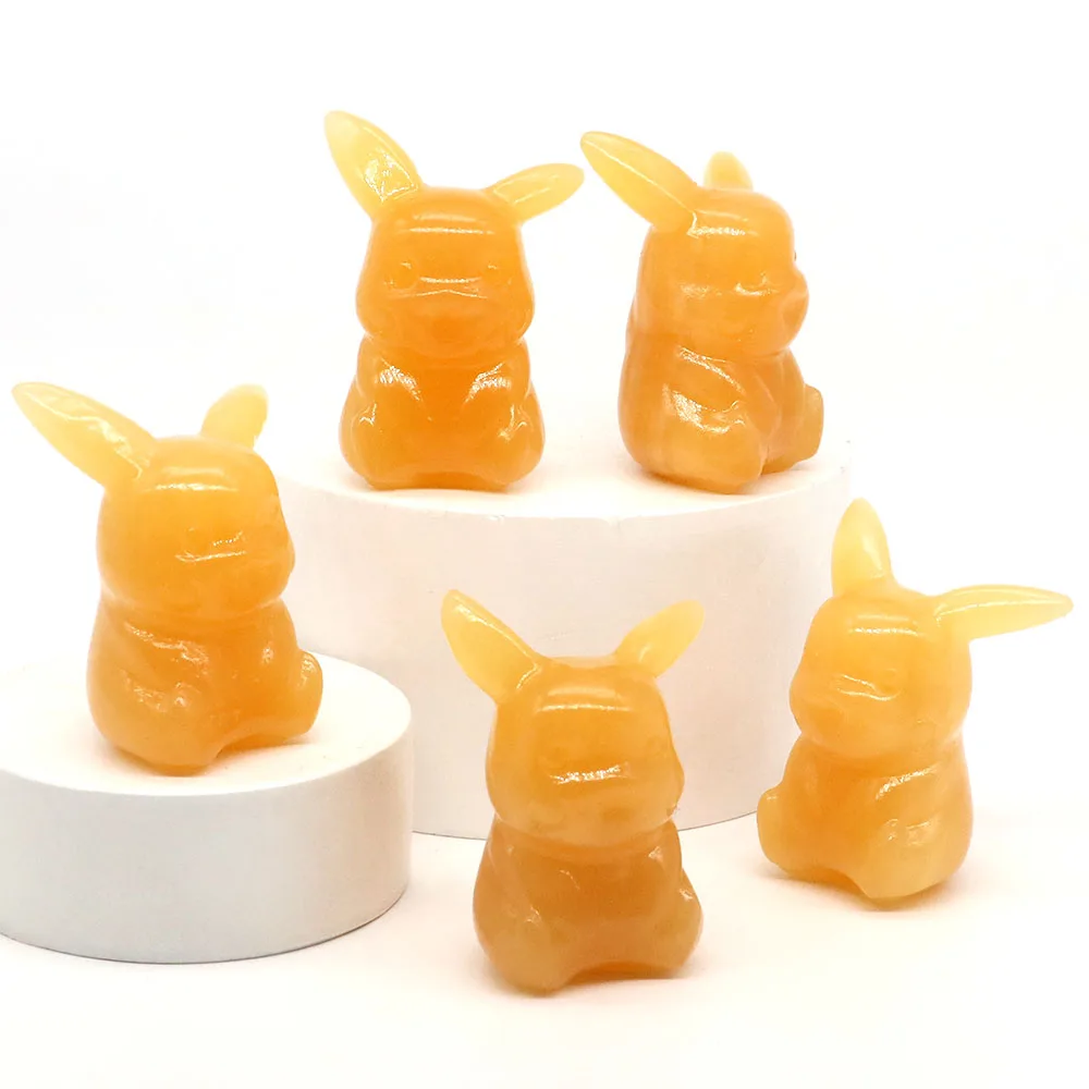 1.6" Natural Stone Yellow Jade Cartoon Cute Baby Statue Crystal Carving Animals Figurine Anime Home Ornament Decor Children Gift 
1.6" Natural Stone Yellow Jade Cartoon Cute Baby Statue Crystal Carving Animals Figurine Anime Home Ornament Decor Children Gift