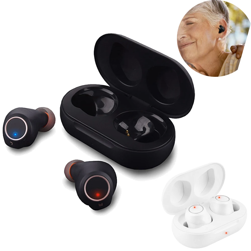 

Магнитный слуховой аппарат с зарядным устройством, усилитель звука, наушники для пожилых людей с шумоподавлением, регулируемый, для глухих ушей