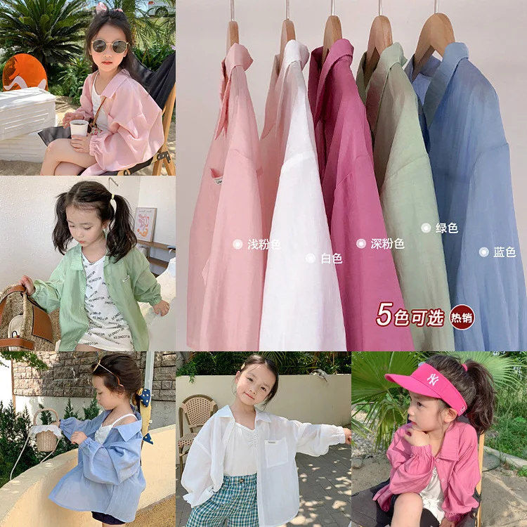 Children's long-sleeved shirt girls Korean version light sunscreen shirt baby casual air-conditioning shirt girl
Children's long-sleeved shirt girls Korean version light sunscreen shirt baby casual air-conditioning shirt girl