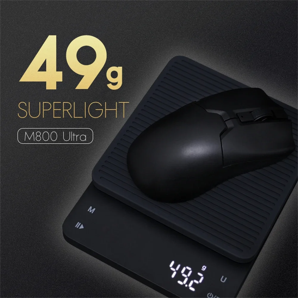 Delux M800 Ultra Беспроводная игровая мышка, 2,4g Bluetooth три режима, PAW3395,26000DPI, 4K Легкий
Delux M800 Ultra Беспроводная игровая мышка, 2,4g Bluetooth три режима, PAW3395,26000DPI, 4K Легкий