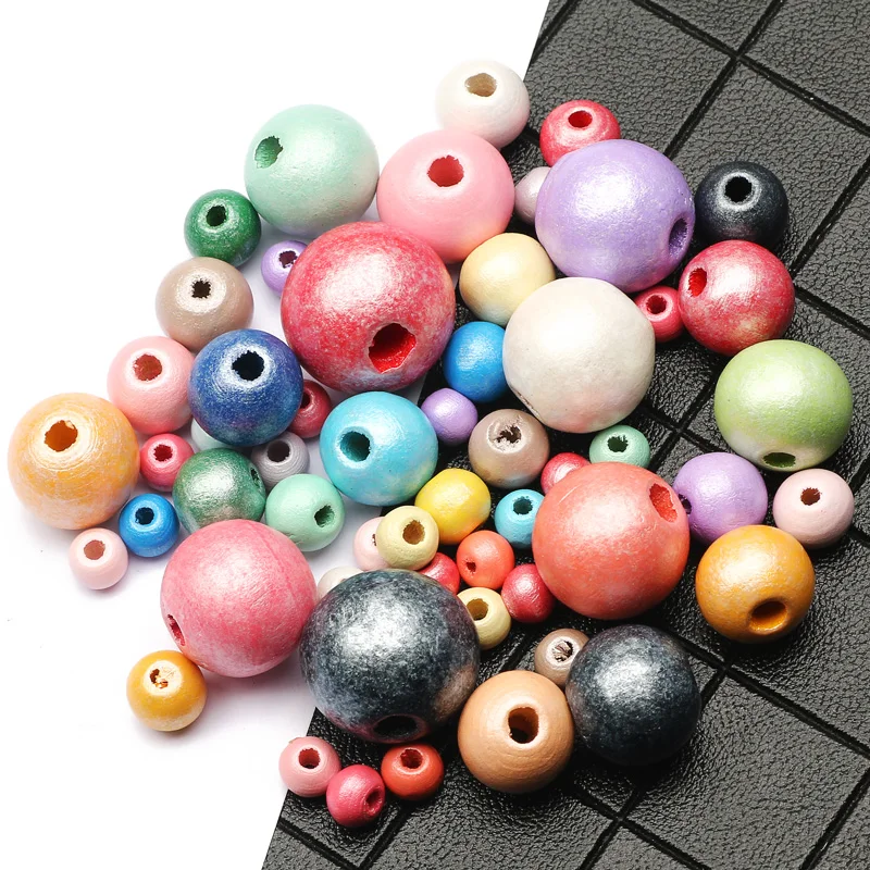 Colored 6-25mm Natural Wooden Beads Round Balls Loose Spacer Beads For Jewelry Making DIY Handmade Necklace Bracelet Accessories
Colored 6-25mm Natural Wooden Beads Round Balls Loose Spacer Beads For Jewelry Making DIY Handmade Necklace Bracelet Accessories