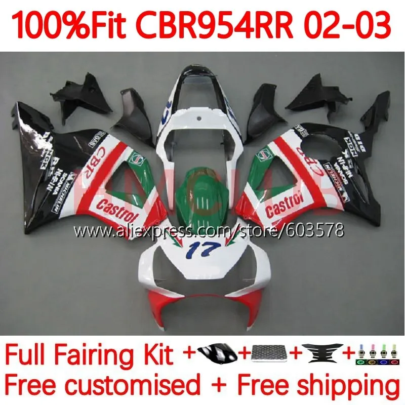 Injection For HONDA CBR900 CBR954 RR CBR 900 954 RR 900RR 954RR green stock CBR954RR 2002 2003 CBR900RR 02 03 Fairing 116No.57
Injection For HONDA CBR900 CBR954 RR CBR 900 954 RR 900RR 954RR green stock CBR954RR 2002 2003 CBR900RR 02 03 Fairing 116No.57
