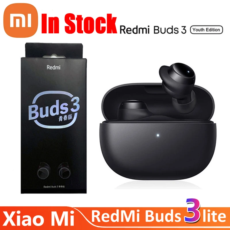 2022 CN Version Original Xiaomi Redmi Buds 3 Lite Earphone Bluetooth 5.2 TWS True Wireless Touch Headphone Buds 3 Youth Edition
2022 CN Version Original Xiaomi Redmi Buds 3 Lite Earphone Bluetooth 5.2 TWS True Wireless Touch Headphone Buds 3 Youth Edition