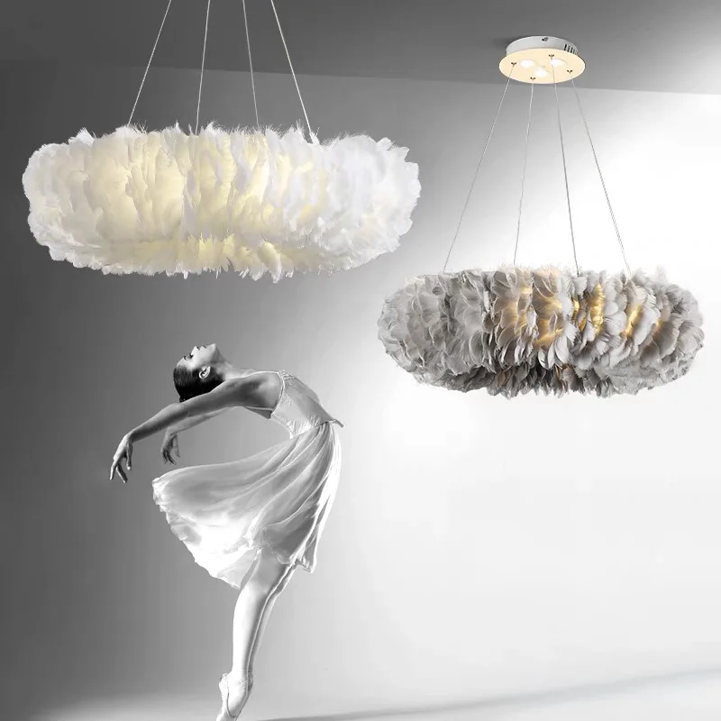 Modern New Colorful Feather Chandelier LED Lighting for Bedroom Living Kids Room Suspension Dropshipping Indoor Fixture Lustres
Modern New Colorful Feather Chandelier LED Lighting for Bedroom Living Kids Room Suspension Dropshipping Indoor Fixture Lustres