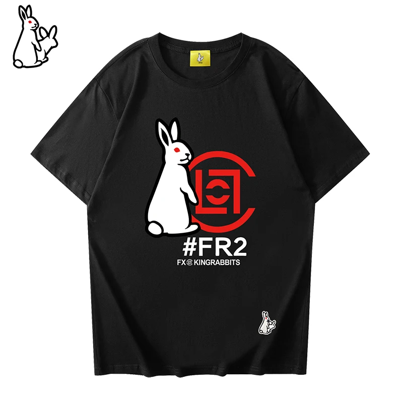 FR2 Rabbits T-shirt Oversized Cotton Hip-hop Print Men Women 1:1 High Quality Round Neck FR2 Short Sleeve 
FR2 Rabbits T-shirt Oversized Cotton Hip-hop Print Men Women 1:1 High Quality Round Neck FR2 Short Sleeve
