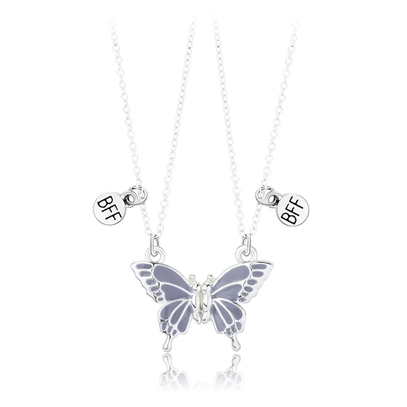 2Pcs Creative Magnet Necklace with Exquisite Butterfly Shapre Charm Magnet Jewelry for Kids Children Birthday Gifts
2Pcs Creative Magnet Necklace with Exquisite Butterfly Shapre Charm Magnet Jewelry for Kids Children Birthday Gifts