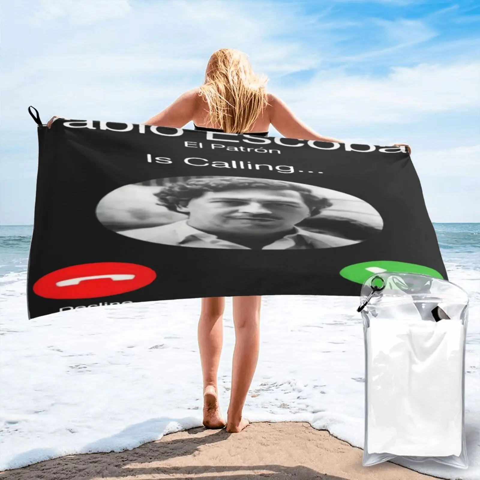 Pablo Escobar El Patron E Chiamata Beach Towel For Home Beach Towel For Bath And Sauna Sauna Hand Towels Bath Towels Beach Mat
Pablo Escobar El Patron E Chiamata Beach Towel For Home Beach Towel For Bath And Sauna Sauna Hand Towels Bath Towels Beach Mat