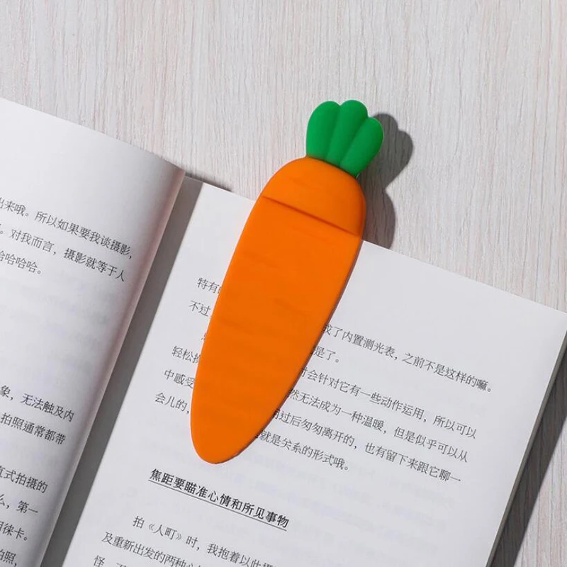 Creative Carrot Bookmark Cute Book Page Holder Kawaii Reading Tools Korean Stationery Teacher's Gifts School Office Supplies
Creative Carrot Bookmark Cute Book Page Holder Kawaii Reading Tools Korean Stationery Teacher's Gifts School Office Supplies