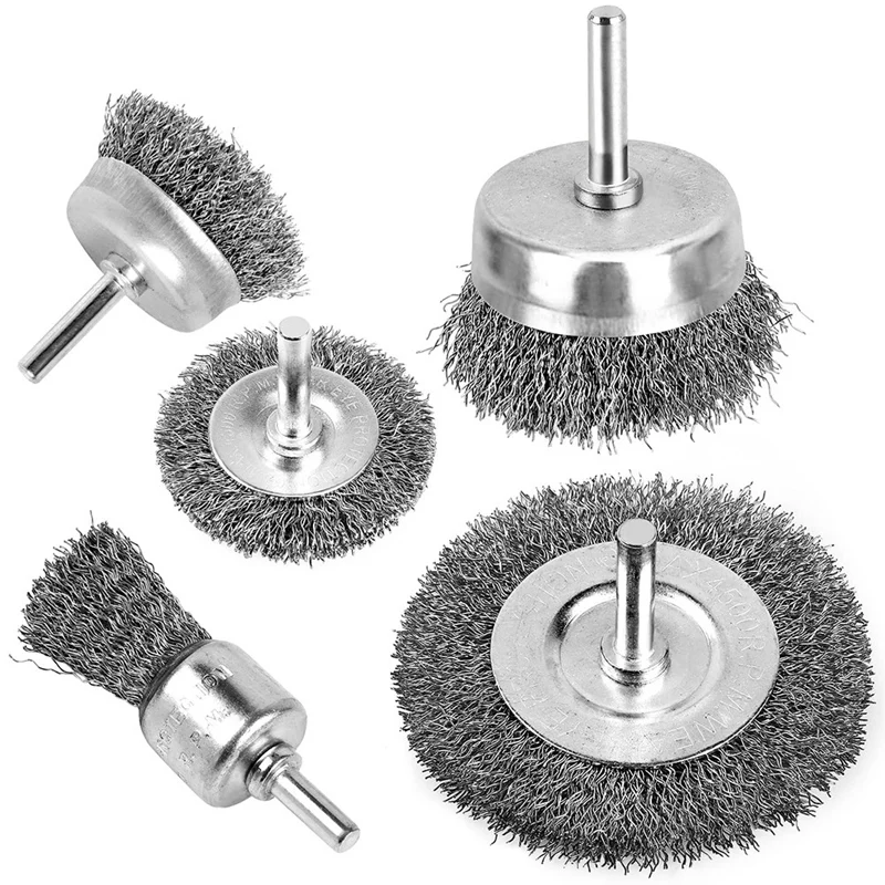 Wire Brush For Drill, Wire Wheel Brush Cup Set, Stripping And Drill Attachment
Wire Brush For Drill, Wire Wheel Brush Cup Set, Stripping And Drill Attachment