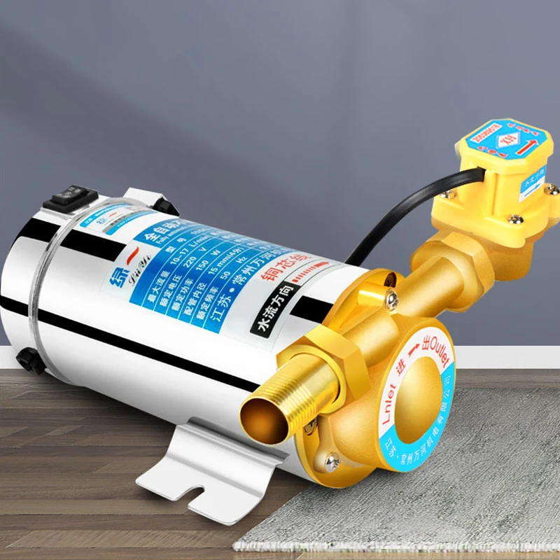 220V Booster Pump Household Mute For Tap Water Pipeline/Heater With Automatic Flow Switch,Solar Energy Hot And Cold Water Pump
220V Booster Pump Household Mute For Tap Water Pipeline/Heater With Automatic Flow Switch,Solar Energy Hot And Cold Water Pump