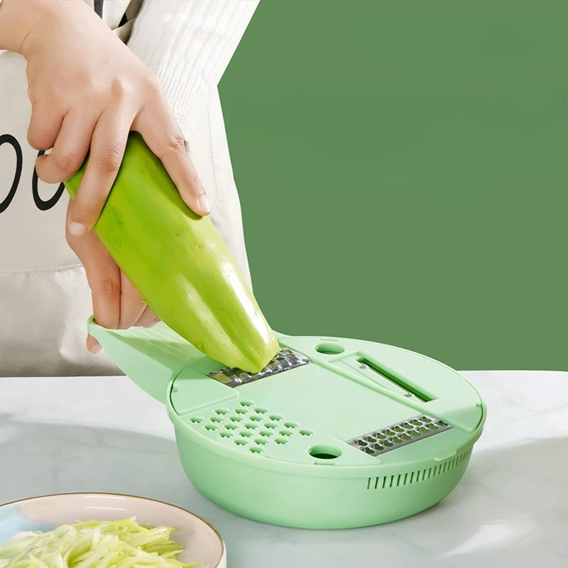 

Multi-Function Salad Uten Vegetable Chopper Carrots Potatoes Manually Cut Shred Grater For Kitchen Convenience Vegetable Tool