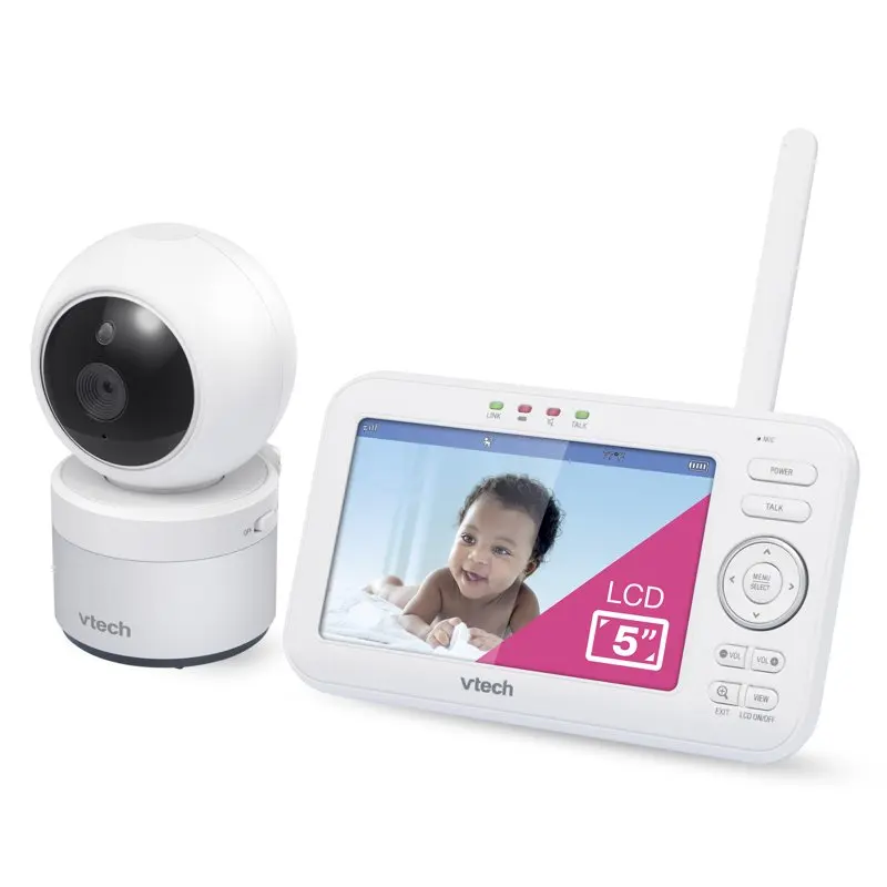 "High-Tech 5" Digital Video Monitor with Pan, Tilt, and Night Light Feature - Stay Connected 24/7!
"High-Tech 5" Digital Video Monitor with Pan, Tilt, and Night Light Feature - Stay Connected 24/7!