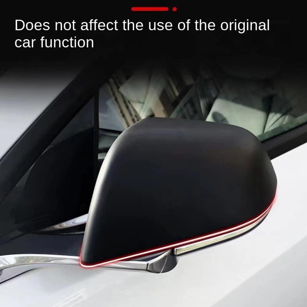 

ABS Paste крышка зеркала боковой двери для Tesla Model 3 Model Y 2021 2022 Auto внешние аксессуары боковая крышка заднего вида