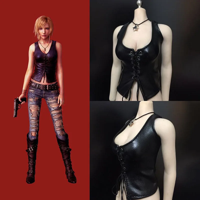 New 1/6 Scale Female Soldier UD4.0 Aya Brea Yuna Faux Leather Vest Top Clothes Model for 12 Inches PH UD Action Figures Body
New 1/6 Scale Female Soldier UD4.0 Aya Brea Yuna Faux Leather Vest Top Clothes Model for 12 Inches PH UD Action Figures Body